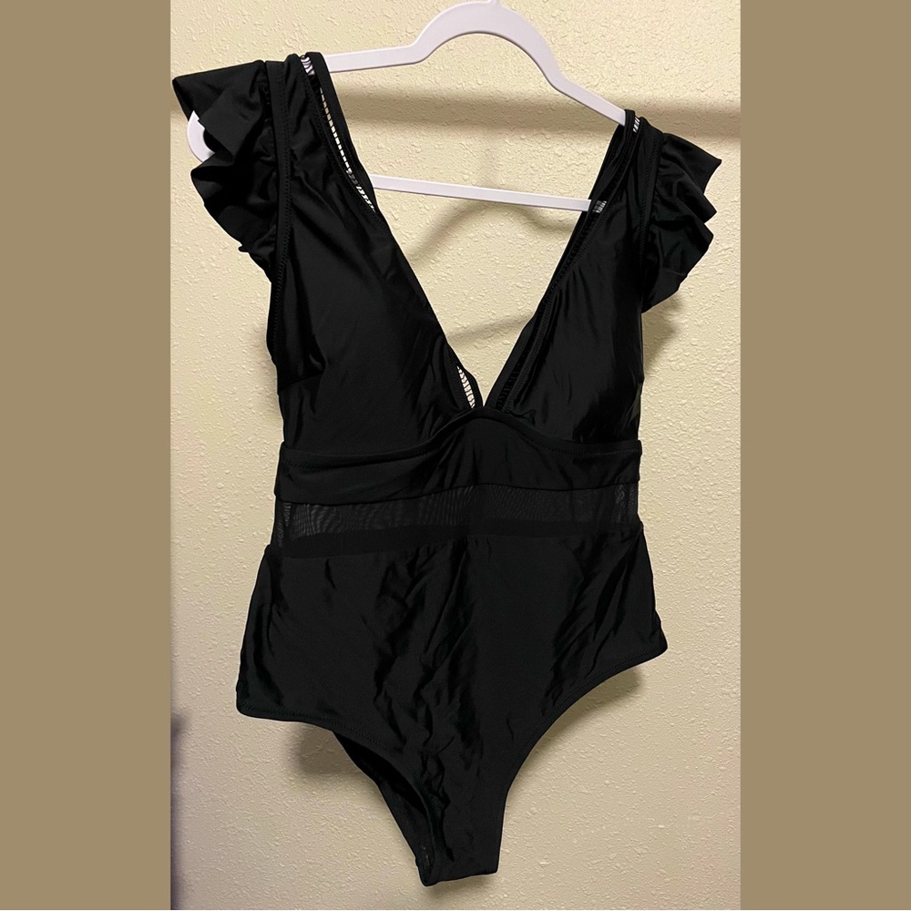 Cupshe Black One Piece Swimsuit